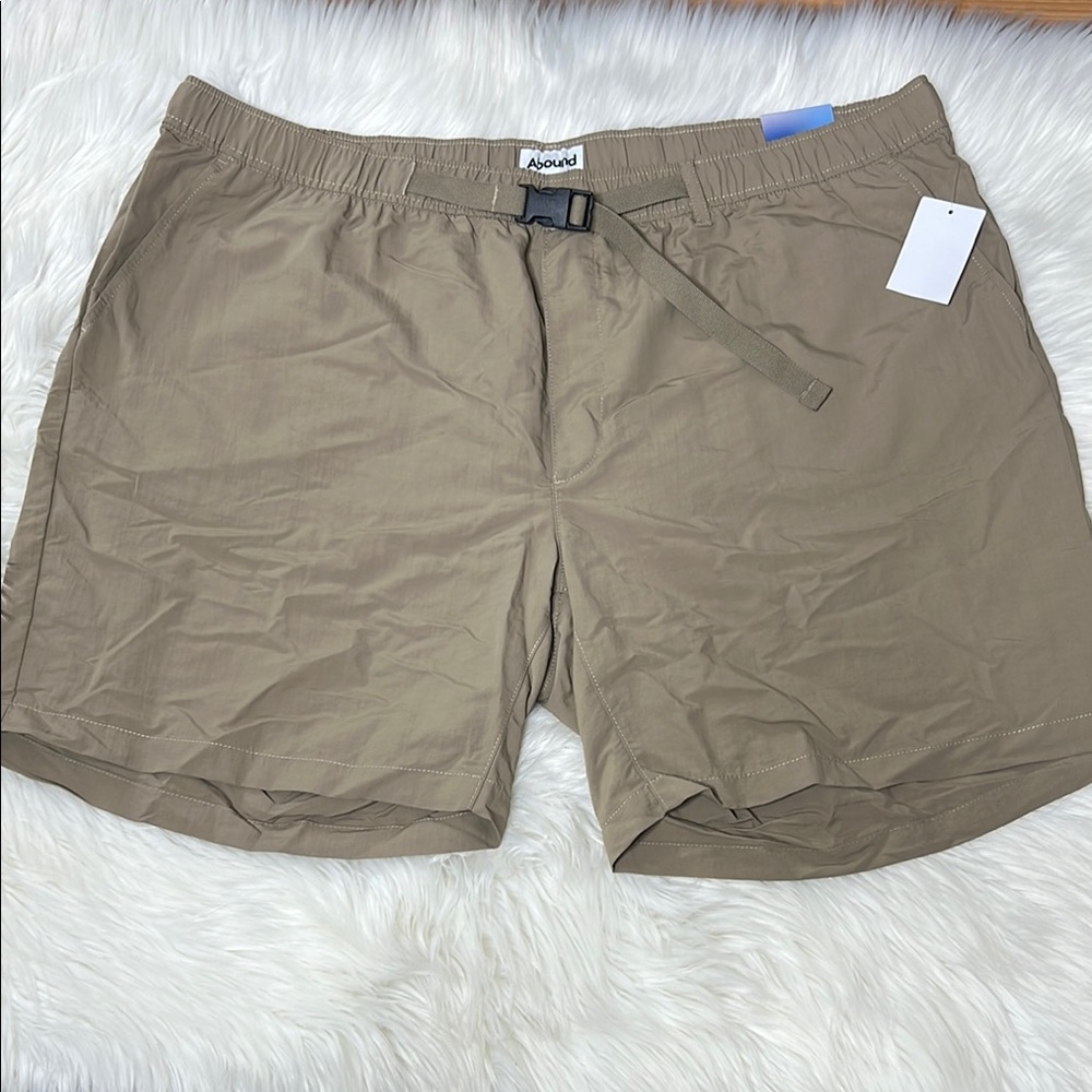 Abound Aqua Tan Relaxed Fit Quick-Dry Shorts XXL